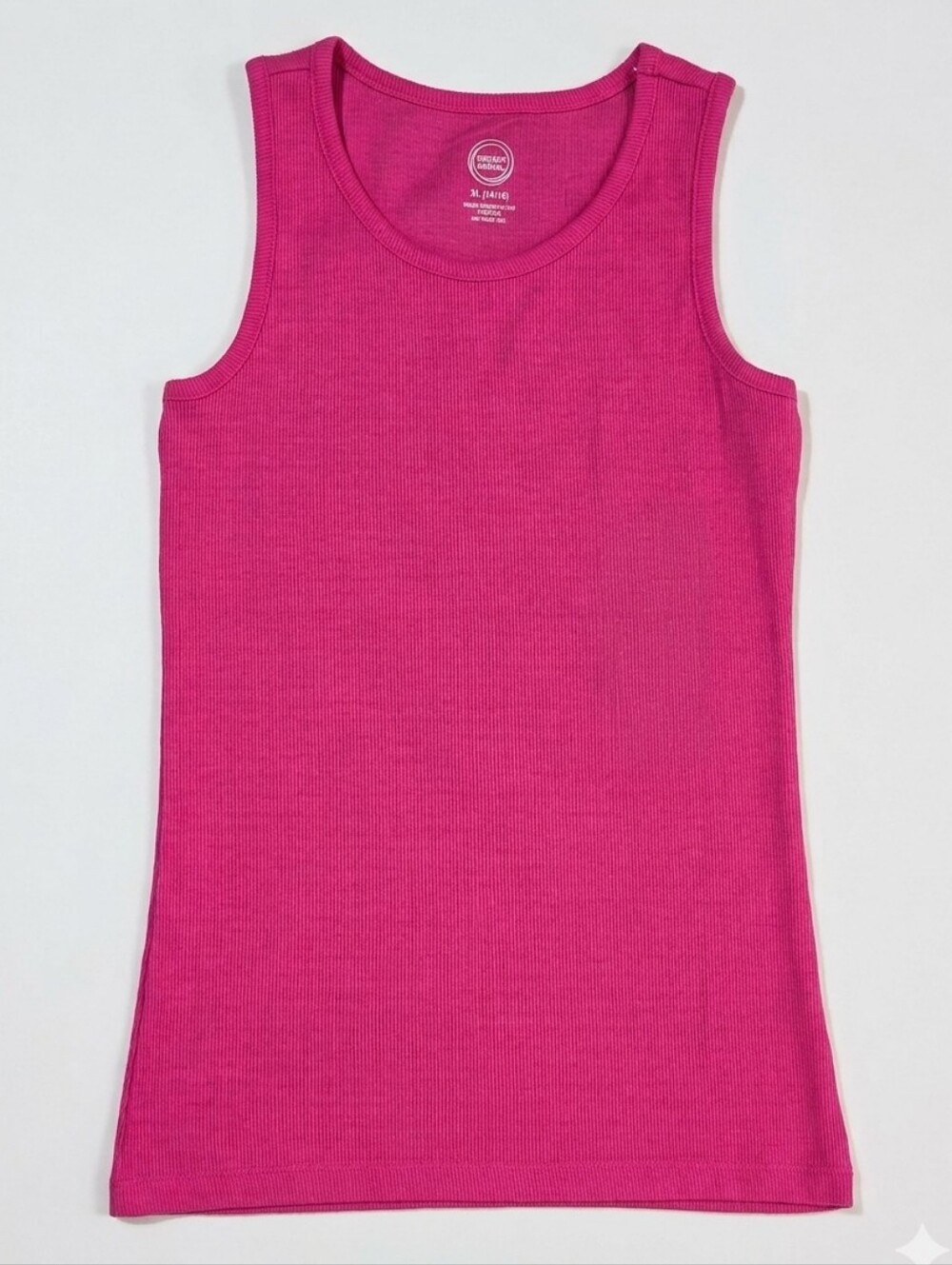 🔺️NWT Pink Ribbed Sleeveless Top Youth XLarge